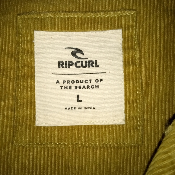 Rip curl corduroy olive green jacket - Picture 3 of 4